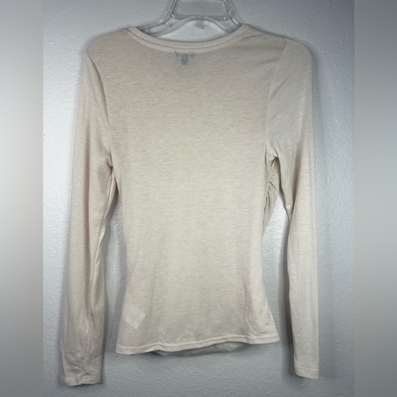 Express - Long Sleeve Mesh Blouse - Picture 4 of 6